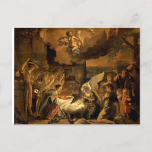 Justering av Shepherdsen Fine Art jul Helg Vykort