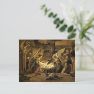 Justering av Shepherdsen Fine Art jul Helg Vykort