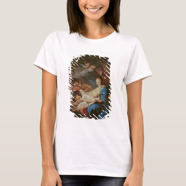 Justering av Shepherdsen (olja på canvas) 2 T Shirt (Framsida)