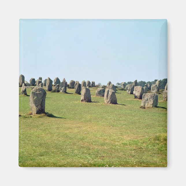 Justering av stående sten, megalitisk magnet (Framsidan)