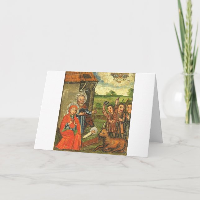 Justering av ukrainska ikonen Shepherds Helgkort (Framsida)