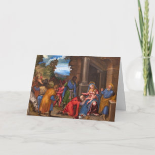 Justeringen av Magi-julkortet Helgkort