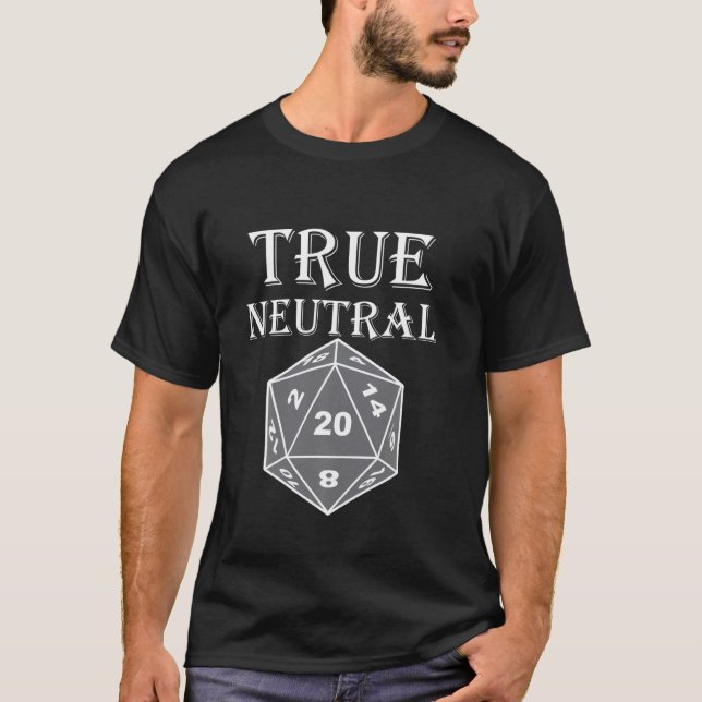 Justeringstabell, uppspelning av True Neutralt-jus T Shirt (Framsida)