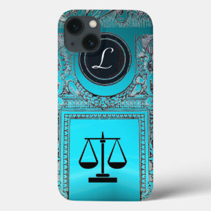 JUSTICE JURIDISK BYRÅ, ATTORNEY Monogram blue