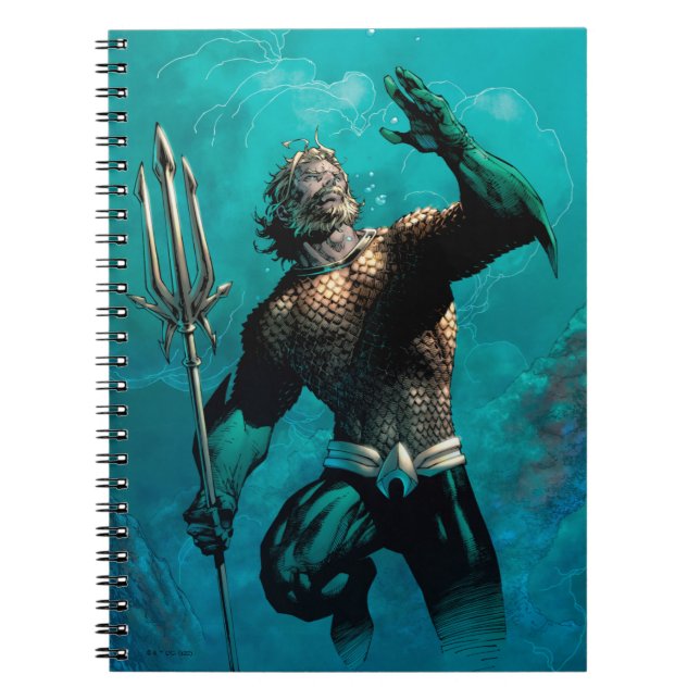 Justice League #10 Aquaman Drowned Earth Variant Anteckningsbok (Framsidan)