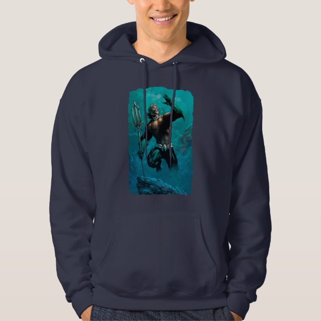 Justice League #10 Aquaman Drowned Earth Variant Hoodie (Framsida)