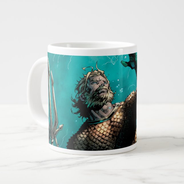 Justice League #10 Aquaman Drowned Earth Variant Jumbo Mugg (Framsida vänster)