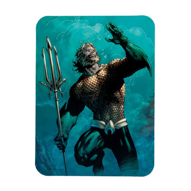 Justice League #10 Aquaman Drowned Earth Variant Magnet (Vertikal)