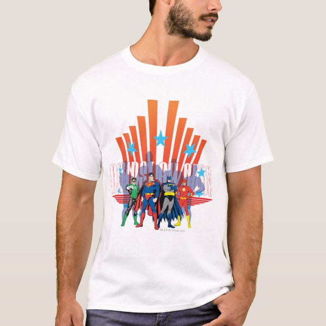 Justice League "Against All Odds" T-shirt (Framsida)