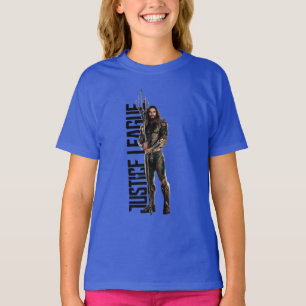 Justice League Aquaman On Battlefield Tee