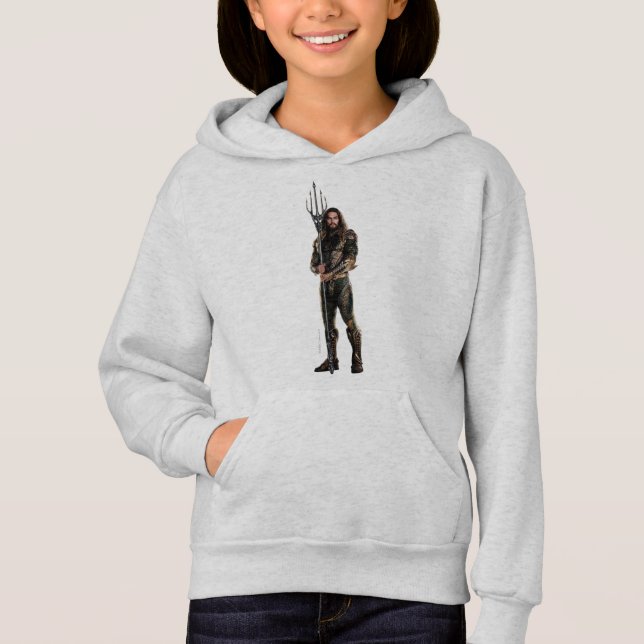 Justice League | Aquaman On Battlefield Tee Shirt (Framsida)