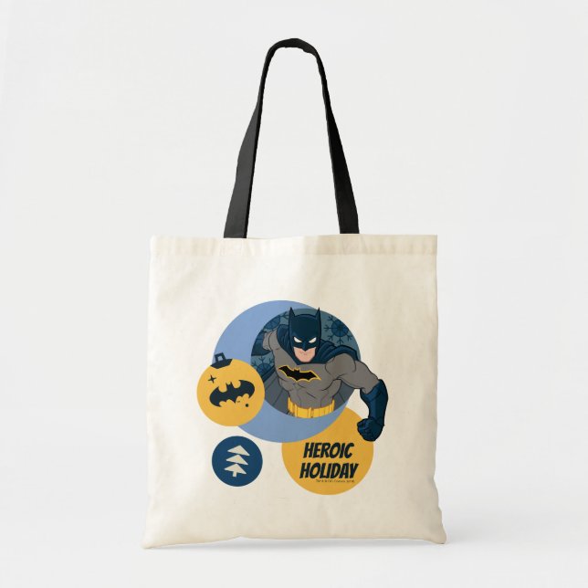Justice League Batman Helgdag Bauble Tygkasse (Framsidan)