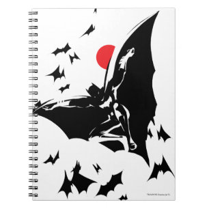 Justice League Batman i Cloud of Fladdermöss Pop Anteckningsbok Med Spiral