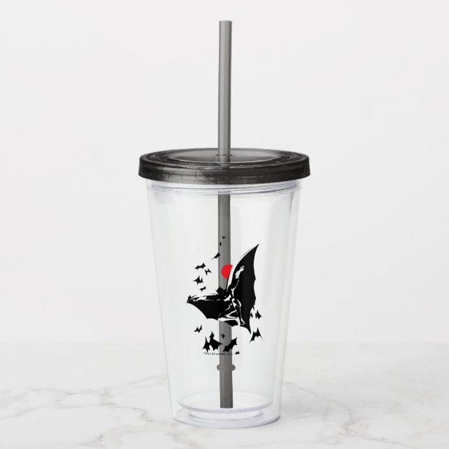 Justice League | Batman i Cloud of Fladdermöss Pop Take Away Mugg (Framsida)