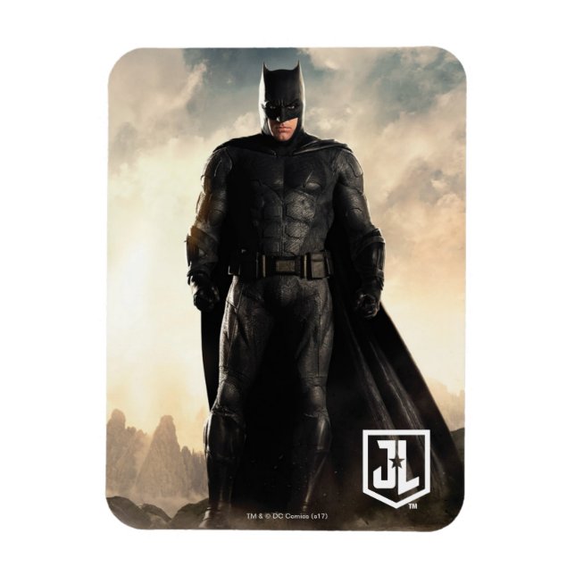 Justice League | Batman On Battlefield Magnet (Vertikal)