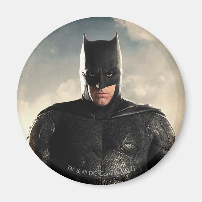 Justice League | Batman On Battlefield Magnet (Framsidan)