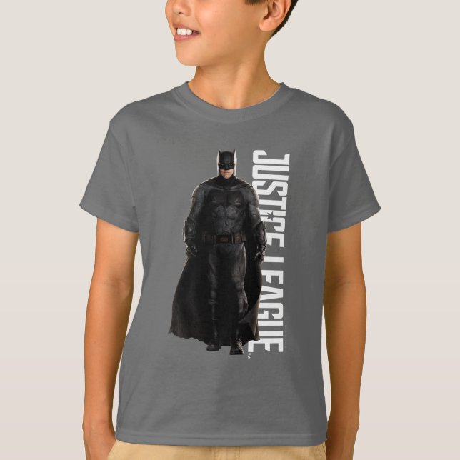 Justice League | Batman On Battlefield Tee Shirt (Framsida)