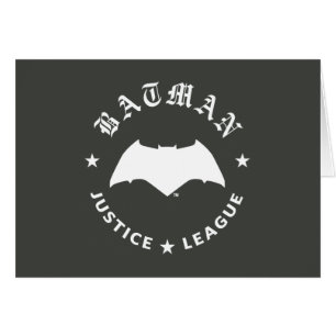 Justice League Batman Retro Fladdermus Emblem Hälsningskort