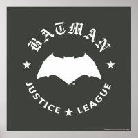 Justice League | Batman Retro Fladdermus Emblem