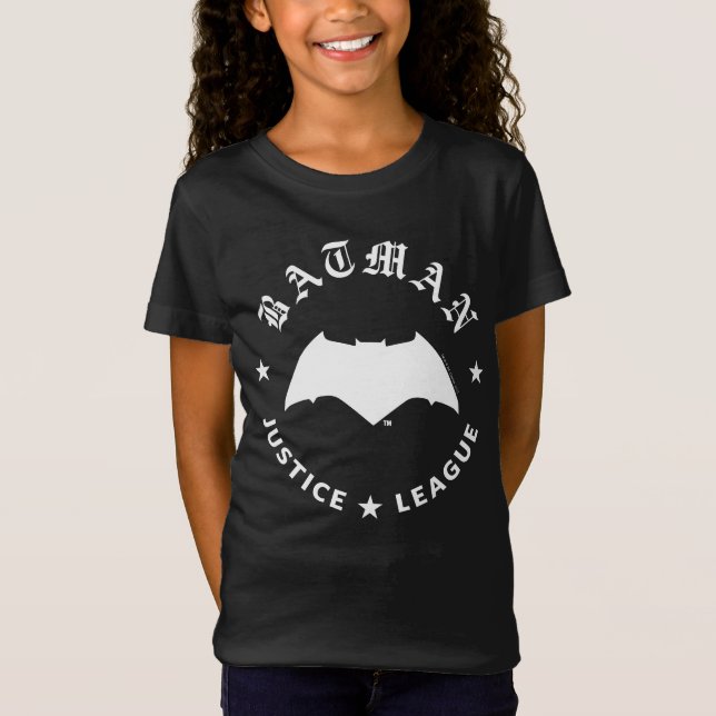 Justice League | Batman Retro Fladdermus Emblem Tröja (Framsida)