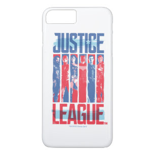 Justice League   Blått och rött grupputkast