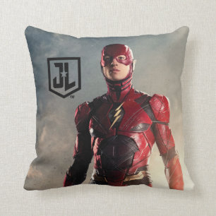 Justice League Blixten på batteriljfält Kudde