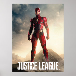 Justice League Blixten på batteriljfält Poster