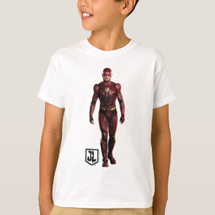 Justice League Blixten på batteriljfält T Shirt