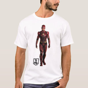 Justice League Blixten på batteriljfält Tee