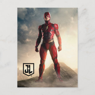 Justice League Blixten på batteriljfält Vykort