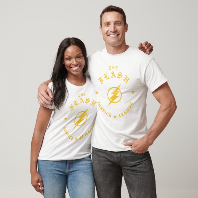 Justice League | Blixten Retro-blixten Emblem Tröja (Unisex)