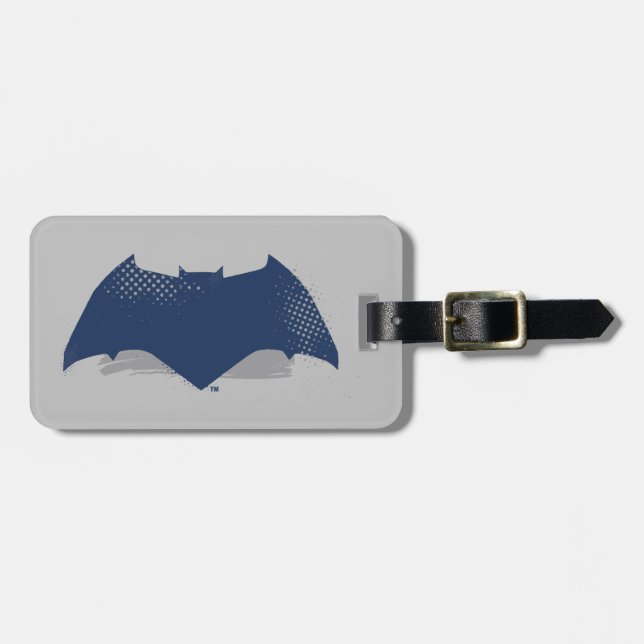 Justice League | Brush & Raster Batman Symbol Bagagebricka (Horisontell Framsida)