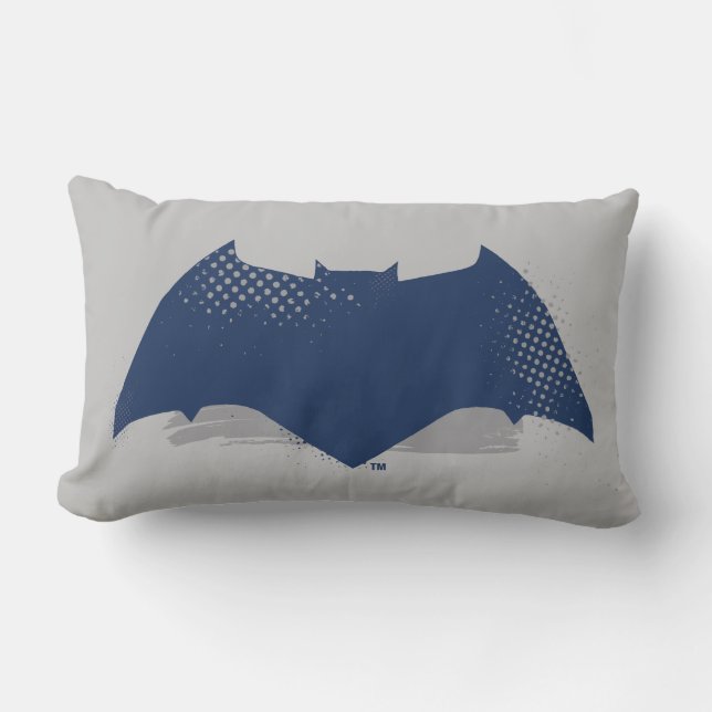 Justice League | Brush & Raster Batman Symbol Lumbarkudde (Framsida)