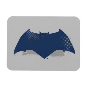 Justice League Brush & Raster Batman Symbol Magnet