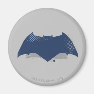 Justice League Brush & Raster Batman Symbol Magnet