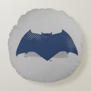 Justice League Brush & Raster Batman Symbol Rund Kudde