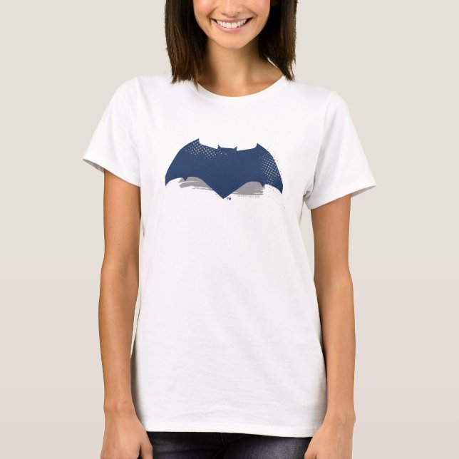 Justice League | Brush & Raster Batman Symbol Tee (Framsida)