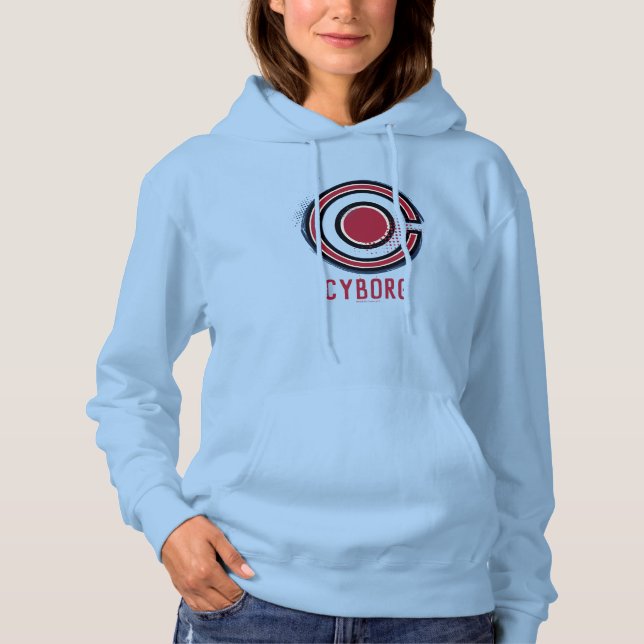 Justice League | Brush & Raster Cyborg Symbol Tröja (Framsida)