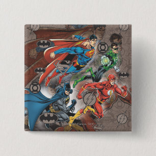 Justice League Collage Knapp