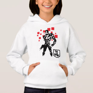 Justice League   Cyborg Digital Noir Pop Art T-shirt