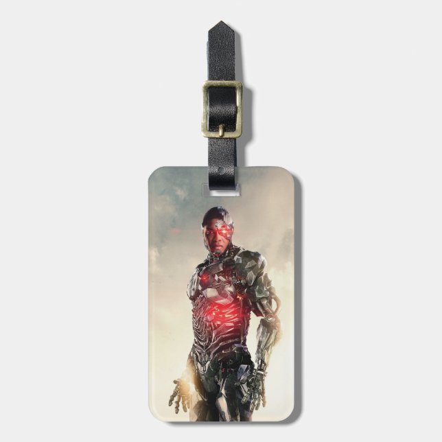 Justice League | Cyborg On Battlefield Bagagebricka (Vertikal Framsida)