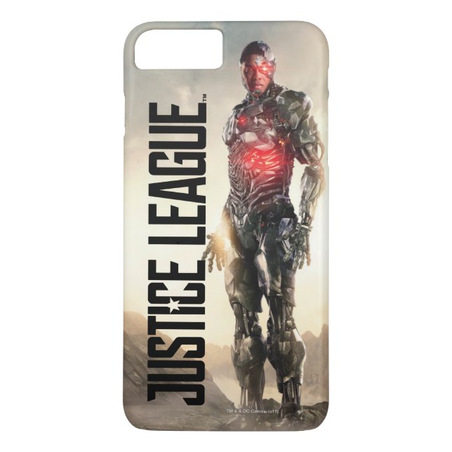 Justice League | Cyborg On Battlefield Case-Mate iPhone Skal (Baksida)