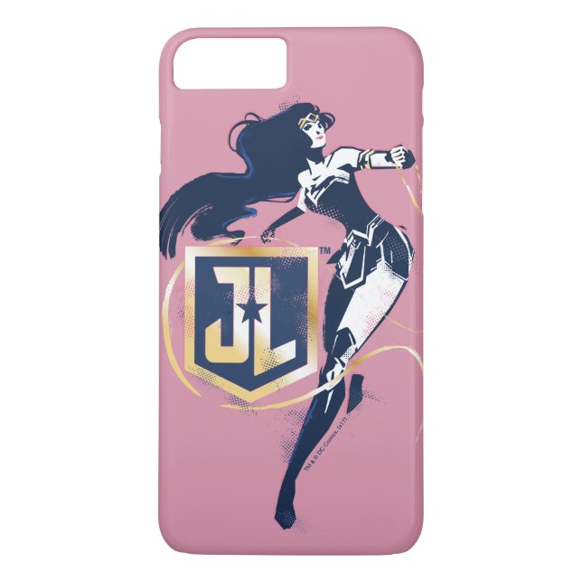 Justice League |  damm- och JL-ikon Case-Mate iPhone Skal (Baksida)
