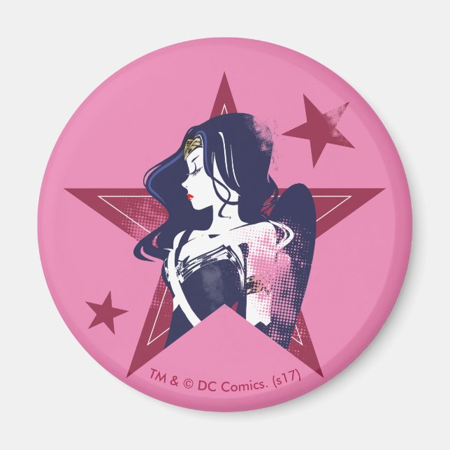 Justice League |  dammsugarkonst Magnet (Framsidan)