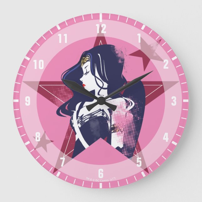 Justice League |  dammsugarkonst Stor Klocka (Framsida)