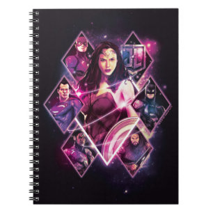 Justice League   Diamond Galactic Group Panels Anteckningsbok