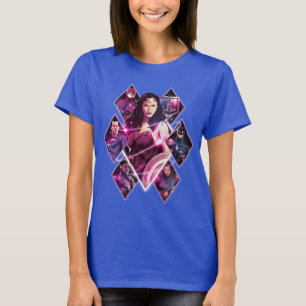 Justice League   Diamond Galactic Group Panels Tee Shirt
