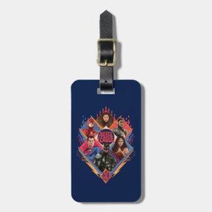 Justice League Diamond Hatch Group Badge Bagagebricka