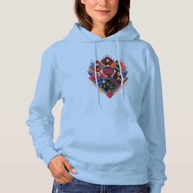 Justice League | Diamond Hatch Group Badge Tee (Framsida)