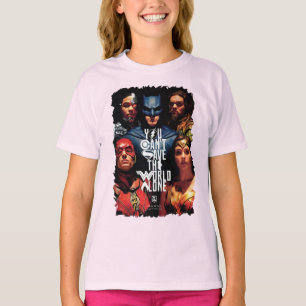 Justice League   Du kan inte Spara Ensamen i värld T Shirt